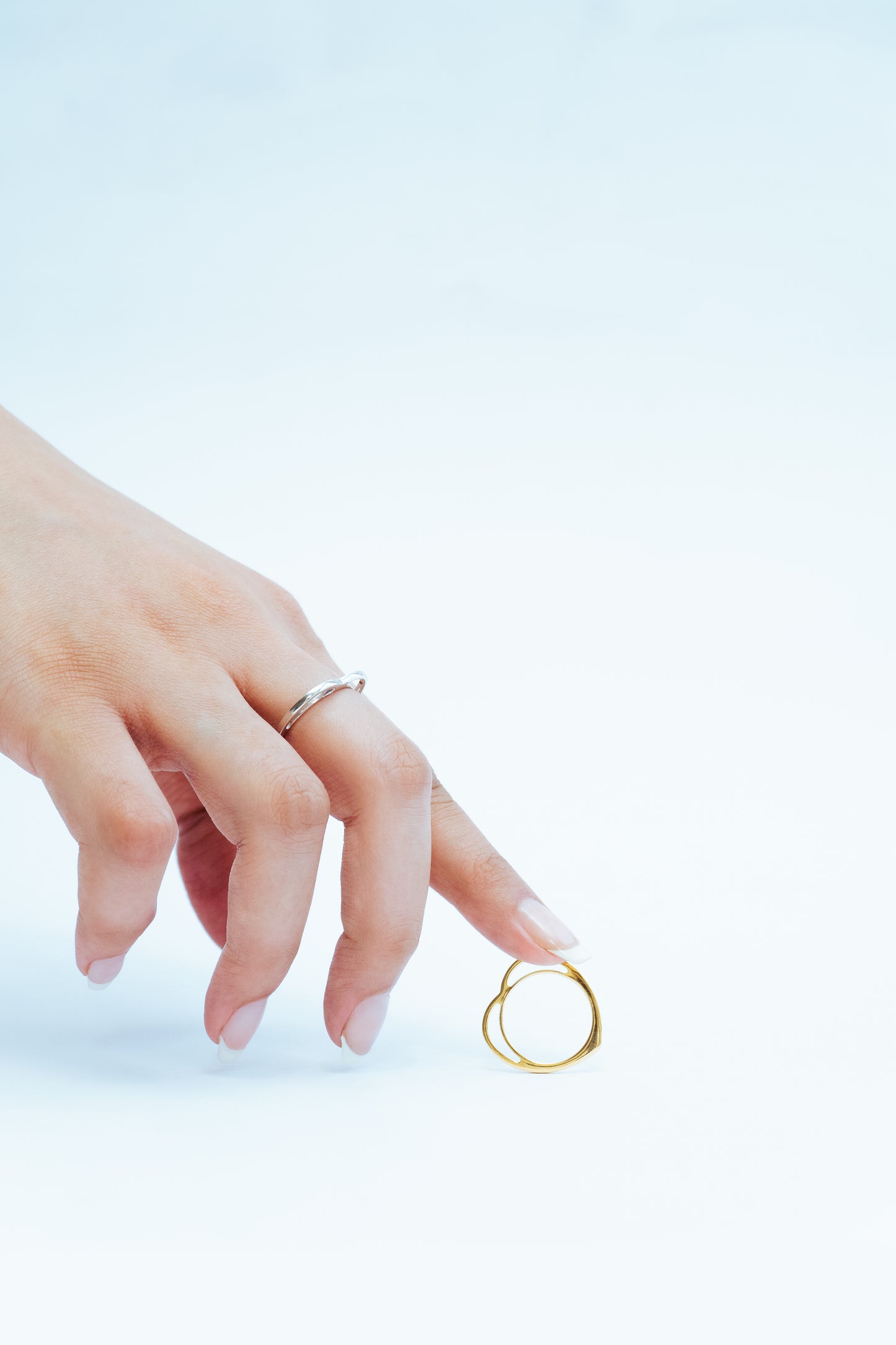 Heartfelt Statement Ring in Gold