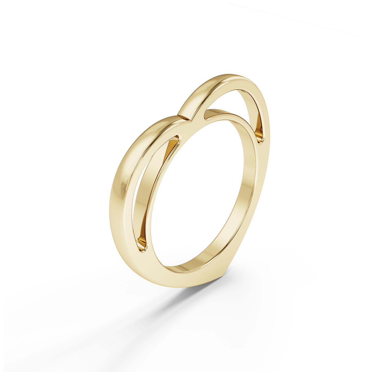 Heartfelt Statement Ring in Gold